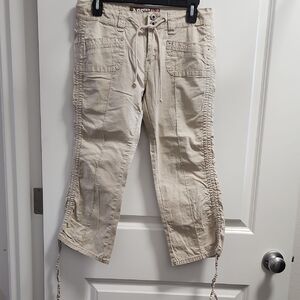 Angels Light Beige Drawstring Pants